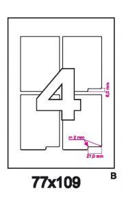 etykieta biała 77x109